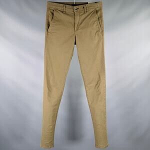 RAG & BONE Size 30 Green Olive Twill Cotton Polyurethane Zip Fly Casual Pants
